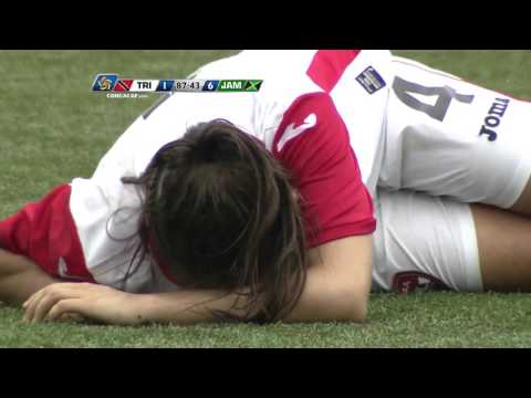 Yellow card JAM - No.8 Sherice Clarke #CU20W @TTFootballAssoc @ItsTheJFF