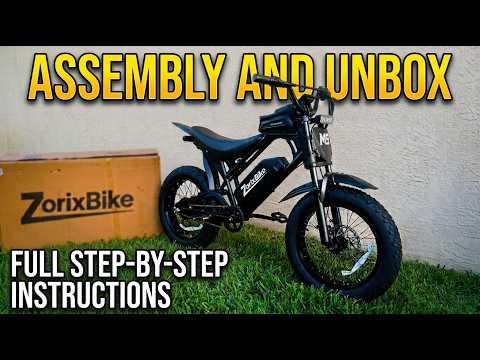 How to Assemble the Zorix Bike M9 - Start to Finish