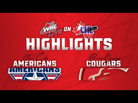 Tri-City Americans at Prince George Cougars 01/31 | WHL Highlights 2024-25