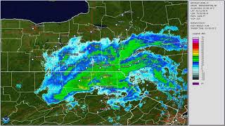 NWS Binghamton Radar Loop January 03-04, 2021