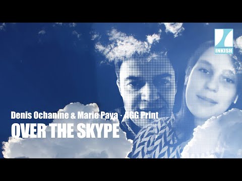 , title : 'Denis Ochanine & Marie Paya · Over The Skype · AGG Print'