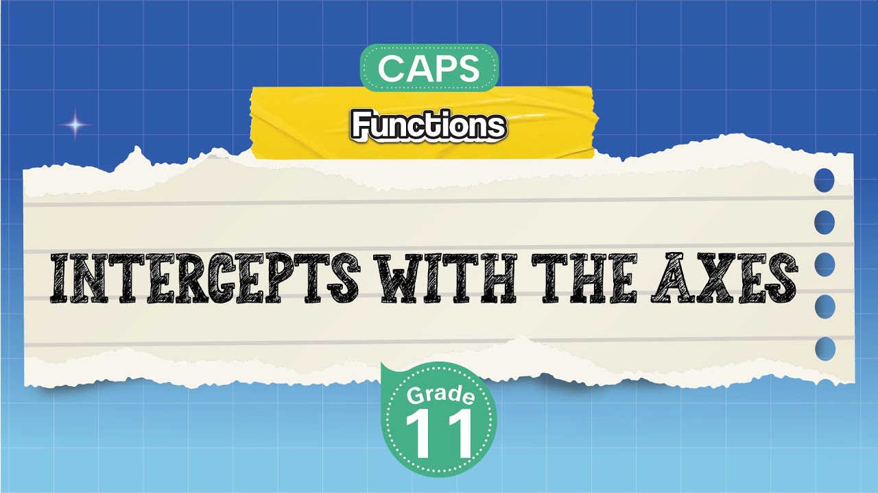 [GRADE 11] Intercepts With the Axes