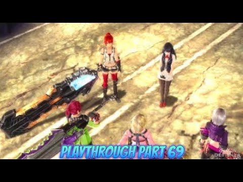 God eater 2 rage burst playthrough part 69 on a mission with the rest of the defense unit
