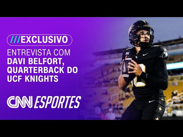 Rumo à NFL: entrevista completa com Davi Belfort, quarterback do UCF Knights | CNN ESPORTES