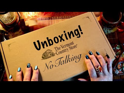ASMR Vermont Country Store unboxing! (No talking Version) See what I ordered!
