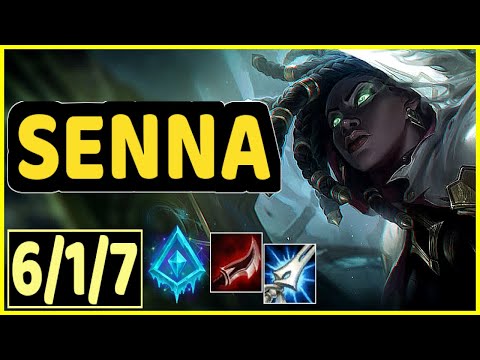 LODIK (SENNA) - 6/1/7 KDA GAMEPLAY - EUW Ranked DIAMOND