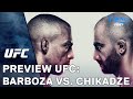 UFC: Barboza vs. Chikadze Preview