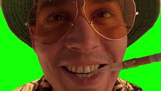 Fear and Loathing in Las Vegas "get in" green screen