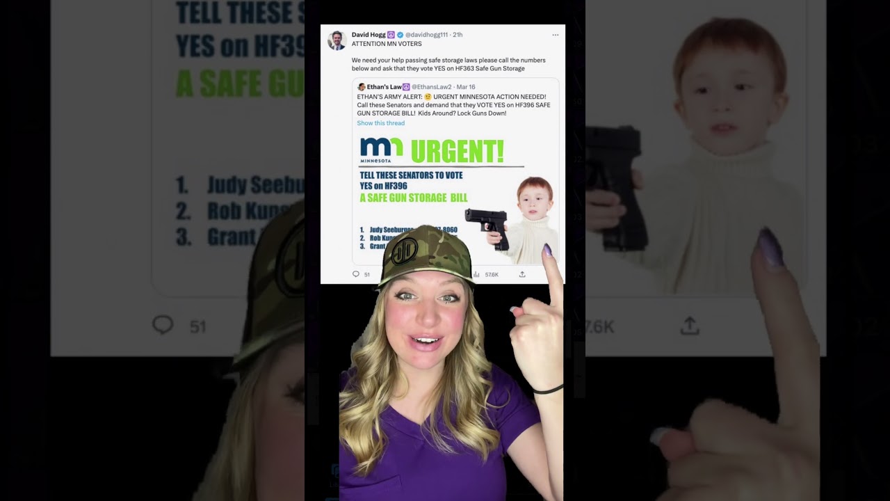 Gun Control mascot screws the pooch on this one… #shortsvideo #shorts