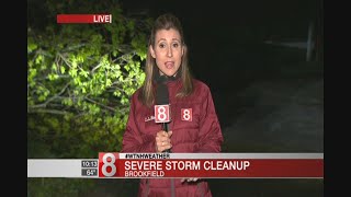 Brookfield Residents React To Storm