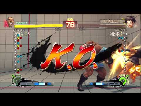 onigiri-kai (Balrog) Vs sobachinFC (Makoto) SSF4 AE Ranked Matches - PSN