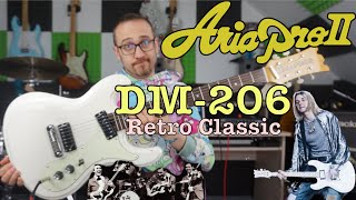 Video thumbnail for Aria Pro II DM-206 Retro Classic- inspiracja Mosrite (Ventures, Nirvana) by Overdrive Fun Studio