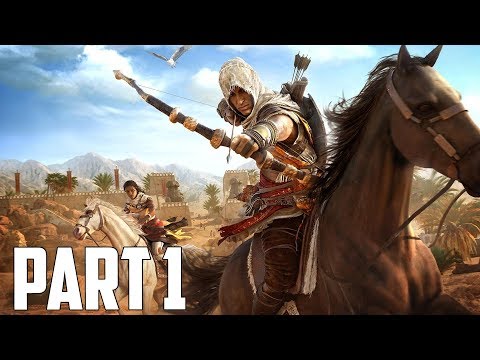 Assassin's Creed Origins Walkthrough Gameplay Part 1 - New Beginning (PS4 Pro)