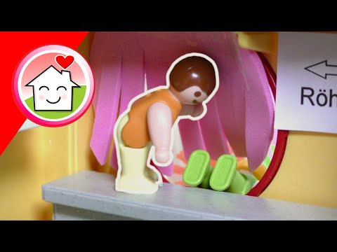 Playmobil Familie Hauser - Anna im Röhrenlabyrinth - Geschichte mit Evi, Paul und Alex