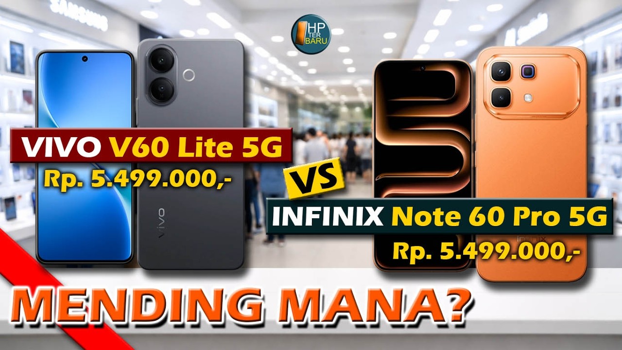 MENDING MANA? VIVO V60 LITE 5G VS INFINIX NOTE 60 PRO 5G