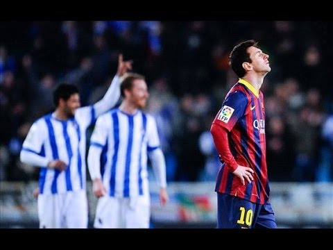 Real Sociedad Vs Barcelona (3-1) 22-02-2014