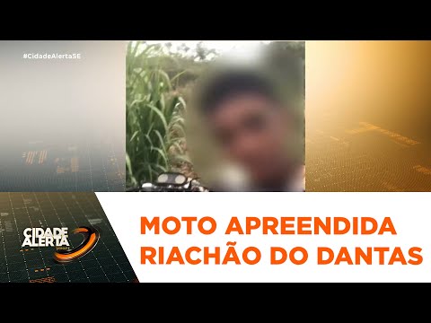 Jovem tem moto apreendida em Riachão do Dantas após ofender policiais - CA