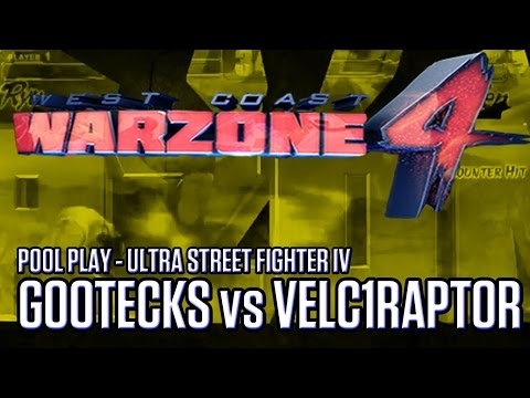 gootecks (@gootecks) vs Veloc1raptor (@Veloc1raptor) - Pool play - West Coast Warzone 4 - USF4