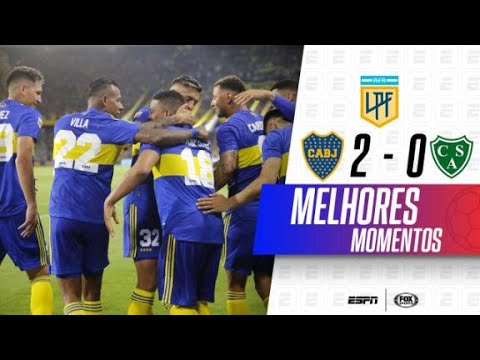 GOLAÇO À LA ROBERTO CARLOS! Melhores momentos de Boca Juniors 2 x 0 Sarmiento no Argentino