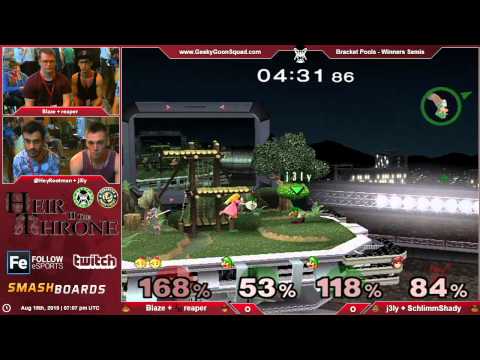 Heir2 - Blaze + HEIR | reaper Vs. j3ly + SchlimmShady - Bracket Pools - Winners Semis - Doubles