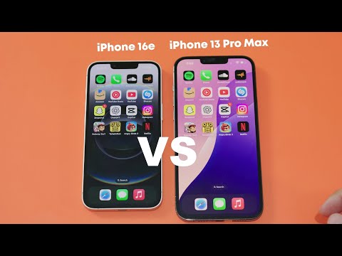 iPhone 13 Pro Max VS iPhone 16e – Speed TEST, Screen, Size Comparison