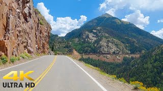 Million Dollar Highway San Juan Skyway | Ouray to Silverton &amp; Durango 4K Colorado U.S. 550 South