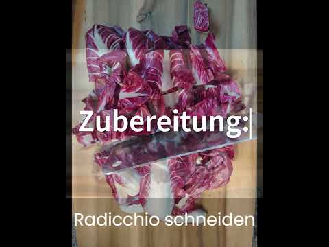 Nudeln mit Radicchio und Nüssen