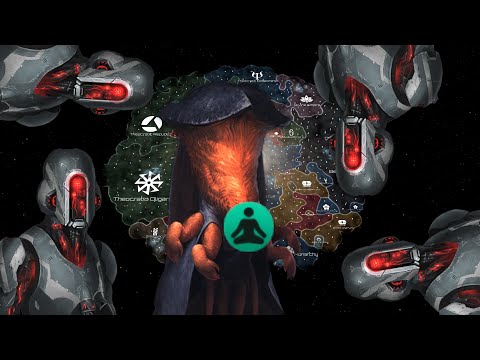 Stellaris Timelapse - Spiritualist Empires vs Contingency