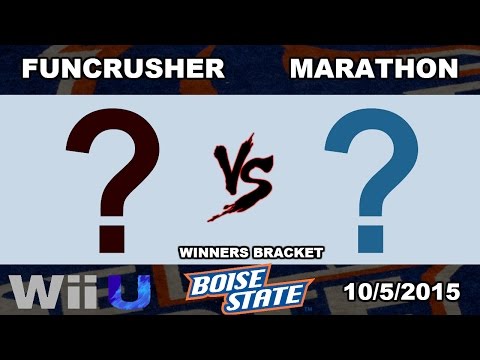 Funcrusher (Random) vs. Marathon (Random) - SSB4 Singles - Boise Smash University #2