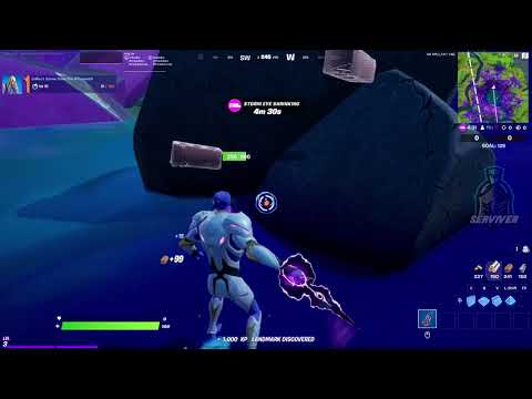 Collect Stone from the Aftermath location in Fortnite Season 7 Week 1 Legendary Quest Challenge