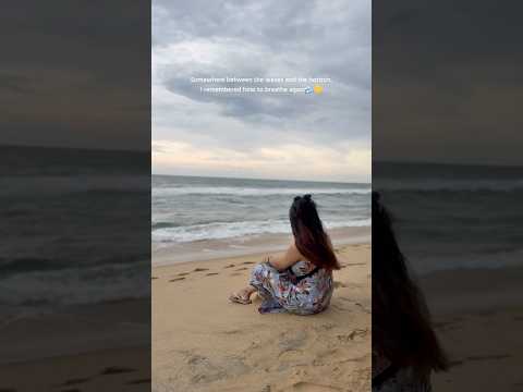 Waves are therapy!🌊🌞 #beach #couple #husbandclicks #fypシ #happiness #relaxing #recent #waves