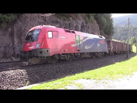 BAHNVERKEHR BRENNERBAHN GRIES AM BRENNER 4.9.2017 TEIL 1
