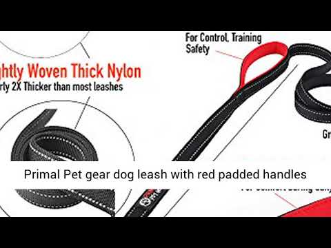 Primal Pet Gear Dog Leash 6ft Long - New Stronger Clip - Traffic Padded Two Handle Review