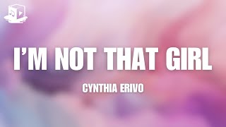 I&#39;m Not That Girl (From Wicked The Soundtrack) (Lyrics)