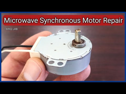 How To Repair Microwave Synchronous Motor | Turntable Motor