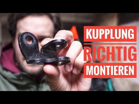 Correctly mounting a bicycle trailer coupling - quick release, solid axle, thru axle