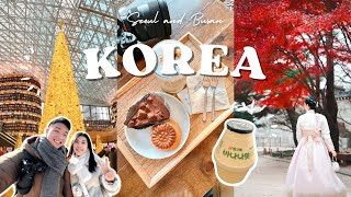 Korea Winter Trip 🇰🇷  | 7 days in Seoul &amp;amp; Busan, exploring hidden gems, cafés ☕🎄 vlog