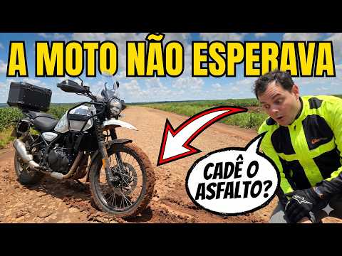 Saí do Asfalto. A Moto Não Esperava por Isso