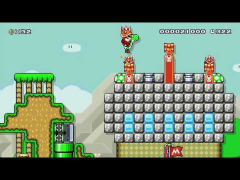 すみません店員さん、その土管に入りたいのですが…　Ver3.1 by りょうおじ - SUPER MARIO MAKER - NO COMMENTARY 1bi