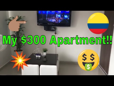My $300 Apartment tour in Colombia