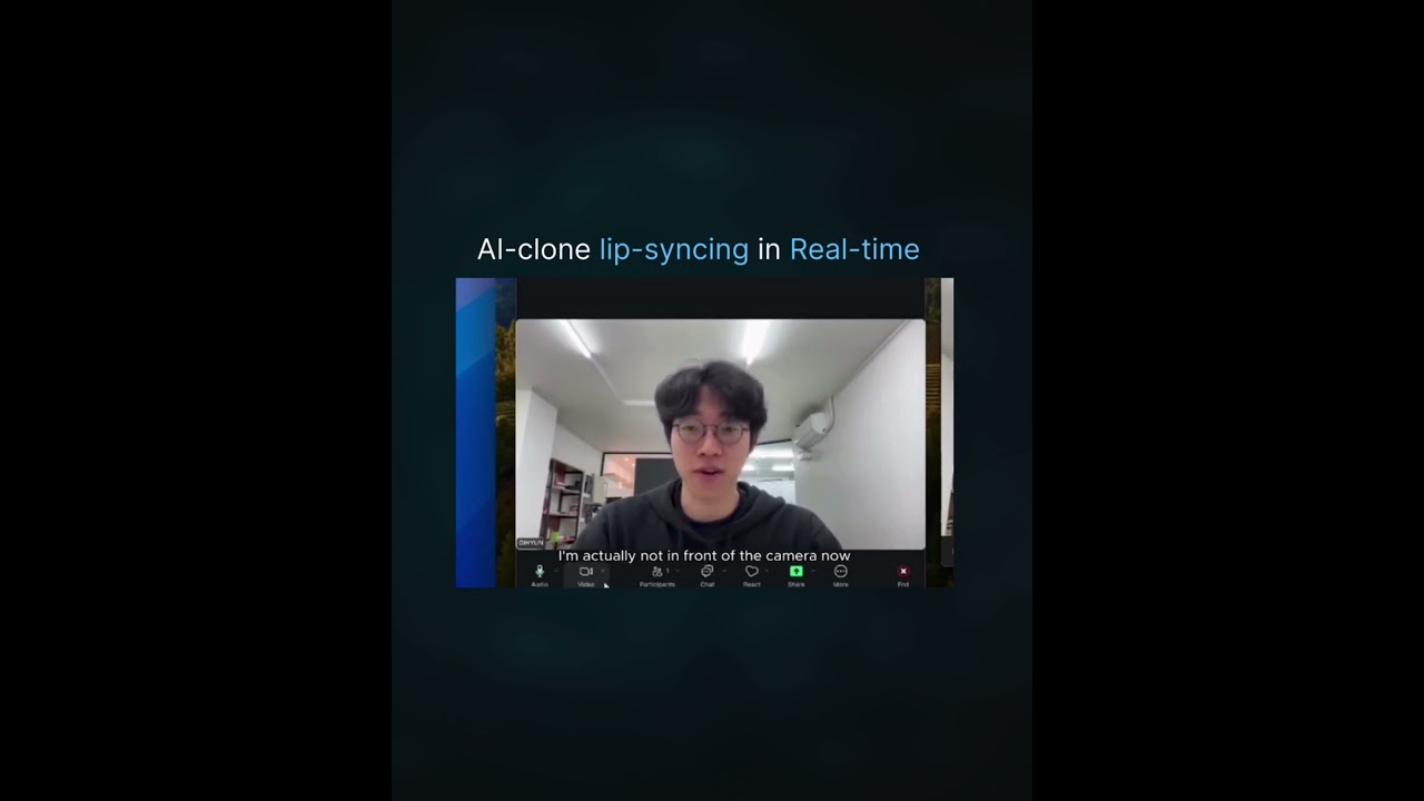 Ai-Clone Lip-syncing in Real-time