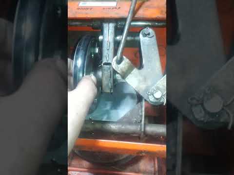 1974 Ariens snow blower friction wheel replacement.