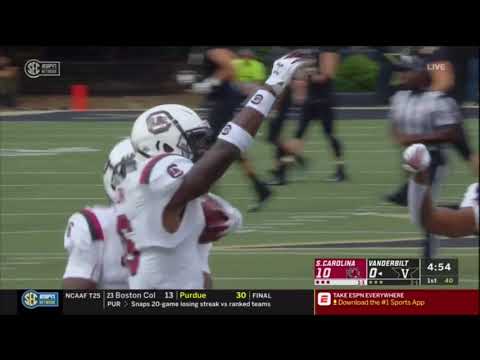 2018 USC vs Vanderbilt - Rashad Fenton Interception