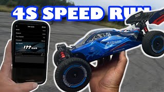 RLAARLO AM-X12 on 4S - 100+ KPH Speed Run