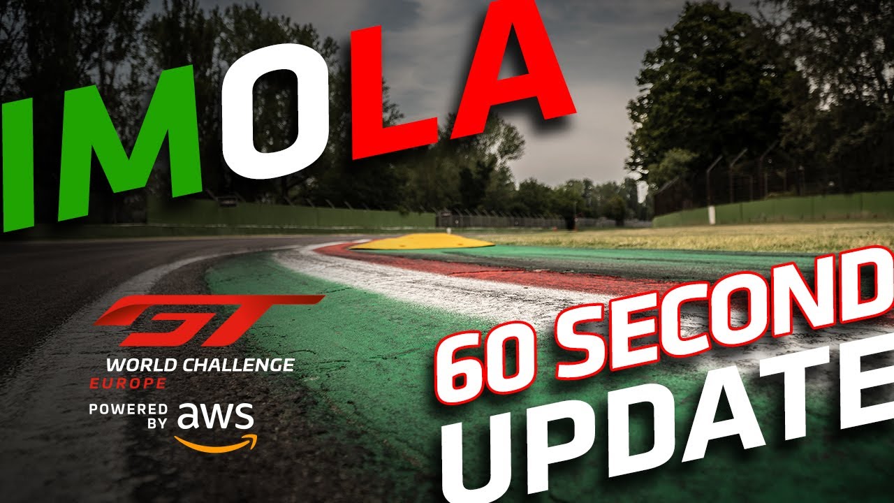 60 SECOND UPDATE! - IMOLA - GTWC Europe 2020
