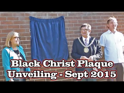 Arthur Dooley and Black Christ Plaque Unveiling Liverpool