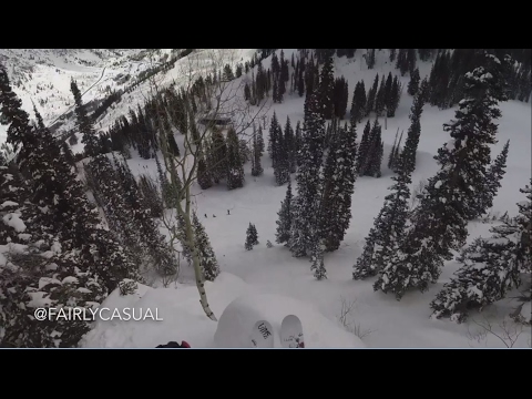 Snowbird Backflip Fail POV