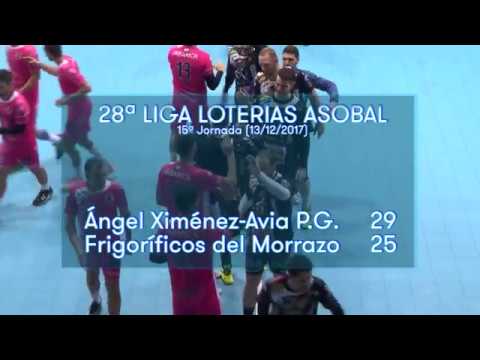 LIGA LOTERIAS ASOBAL J15 Ángel Ximénez-Avia P.G. - Frigoríficos Morrazo 29 - 25