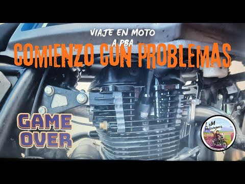 CAMINO a TORNQUIST COMIENZAN los PROBLEMAS😡 VIAJES en MOTO a PBA