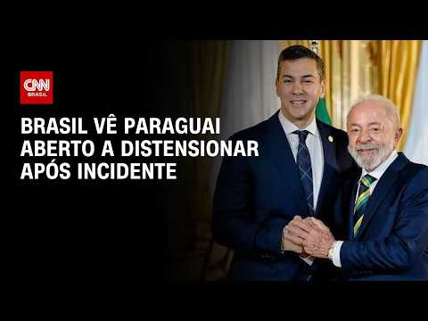 Brasil vê Paraguai aberto a distensionar após incidente em fala de Lula | CNN PRIME TIME